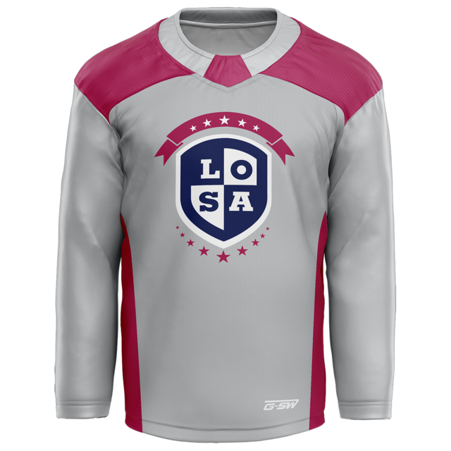 Grey LOSA Hockey Jersey